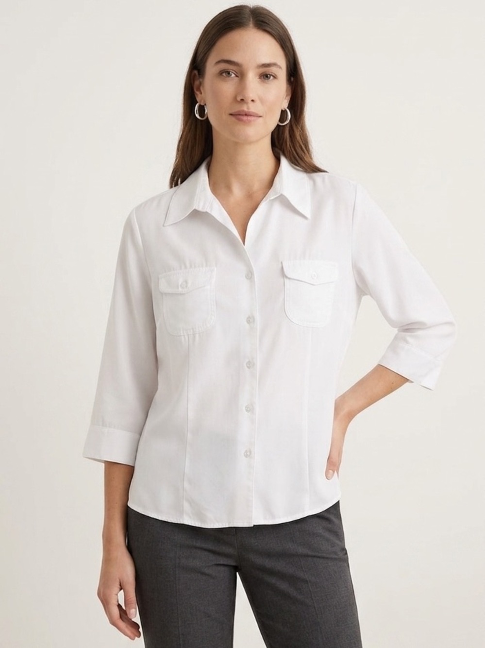 Joanna White blouse